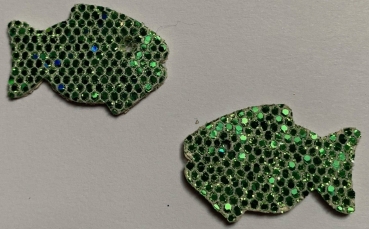Fisch grün irisierend